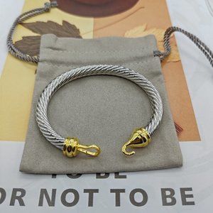 DY vintage 7mm bracelet size M 925 silver